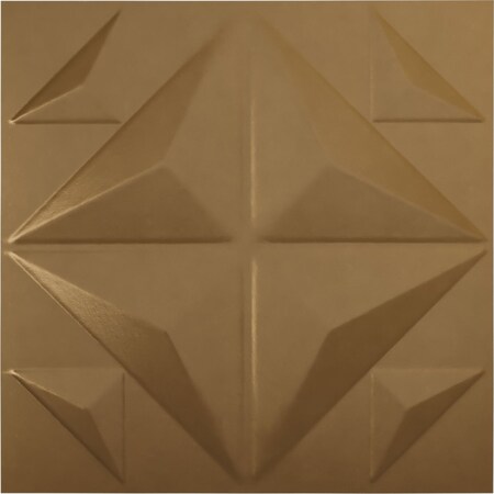 Ekena Millwork 19 5/8"W x 19 5/8"H Crystal EnduraWall Decorative 3D Wall Panel, Gold Rush (Covers 2.67 Sq. Ft.